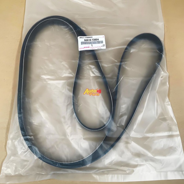 90916-T2024 Factory Wholesale Auto Engine V-Belt 7Pk2300 Timing Belt for Toyota Hiace Drive Belt