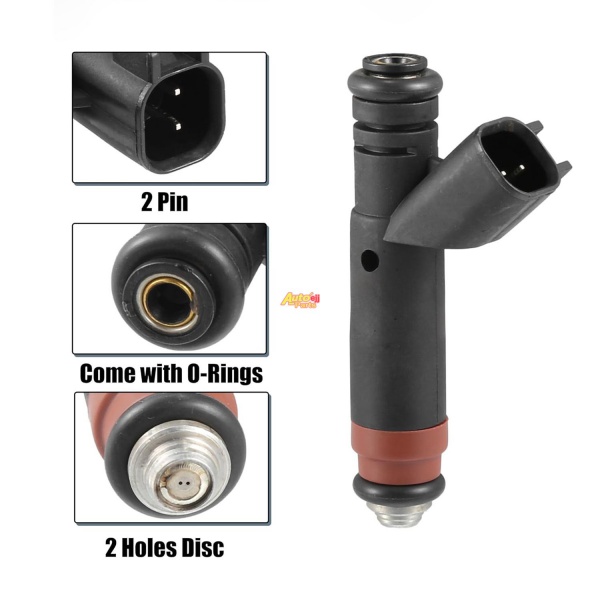Fuel Injector compatible For 2004-2010 Ford Mazda Mercury 3.0L V6 4.6L V8 fit 4L8E-A4A, 9F593244, 4L8Z-9F593-AA 4L8Z9F593AA 4L8EA4A FJ461 – view 2